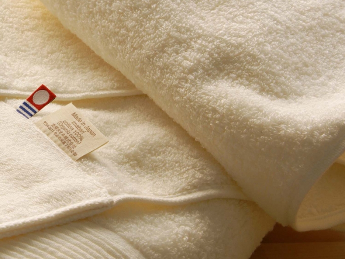 【 オフホワイト 】 オーガニック 4柄 バス 4枚 ＆ フェイスタオル 4枚 セット OG-100 タオル スーピマコットン スーピマ オーガニックコットン 綿 高級 ギフト お祝い